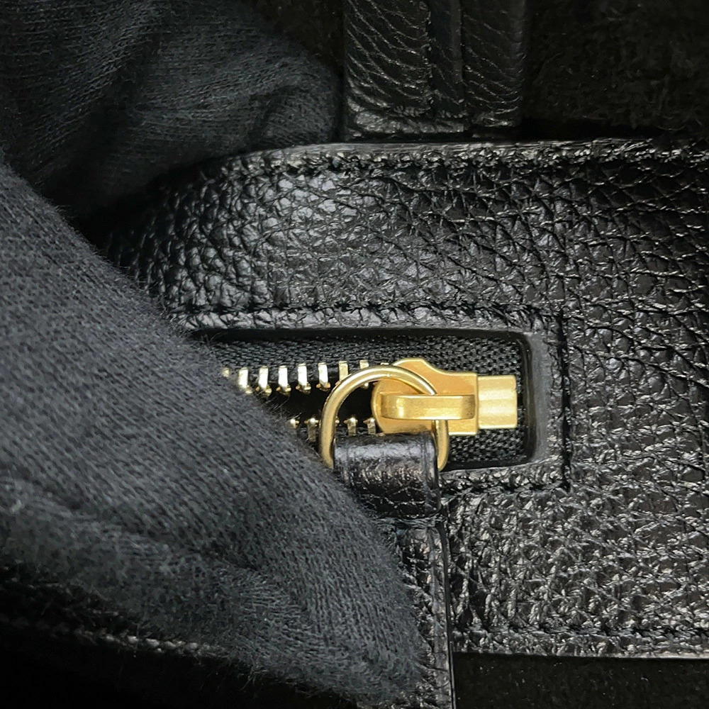 Celine Cabas Phantom Leather Tote Bag Black - Picture 12 of 12
